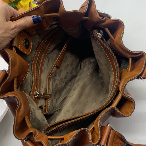 Michael Michael Kors Carmel Color Leather Satchel BRN7011C - Picture 8 of 13